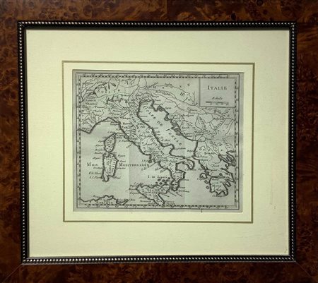Italie, carta geografica, Around 1700