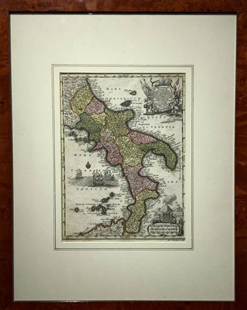 il Vecchio (1678 - 1756)  - Neapolis Regnum quo continentur Aprutium Ulterius et citer Avgsburg, carta geografica, 1730