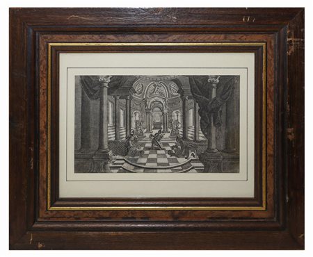 Fantasia architettonica - Interno di Chiesa, 18° secolo