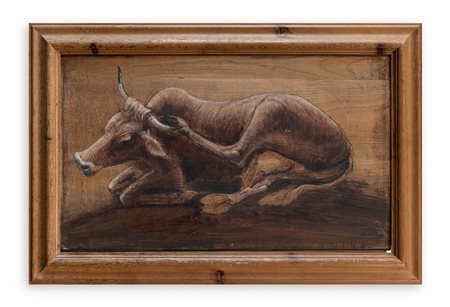 PIERO LEDDI (1930-2016) - Vacca che si gratta, 1983