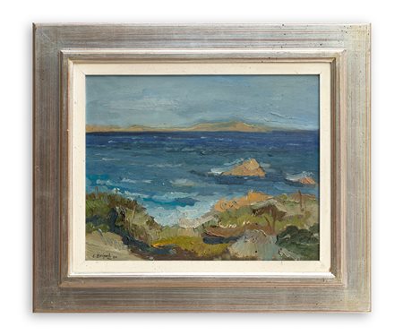 ELDA BRIGNOLI CRIVELLI (1938-?) - Luci e mare di Sardegna, 1974