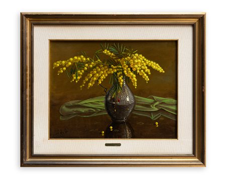 EGIDIO GIAMPORCARO (IRI DA IRI) - Mimosa primaverile, 1974