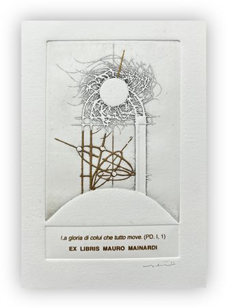 WALTER VALENTINI (1928-2022) - Ex libris Mauro Mainardi