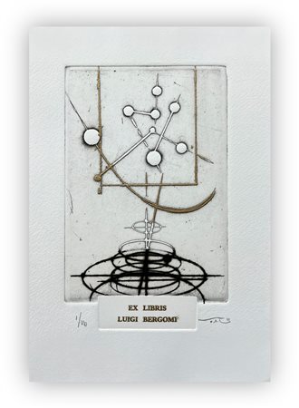 WALTER VALENTINI (1928-2022) - Ex libris Luigi Bergomi