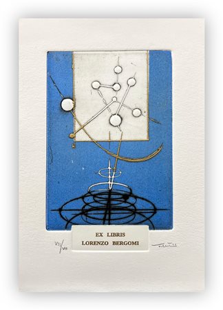 WALTER VALENTINI (1928-2022) - Ex libris Lorenzo Bergomi