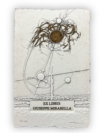 WALTER VALENTINI (1928-2022) - Ex libris Giuseppe Mirabella
