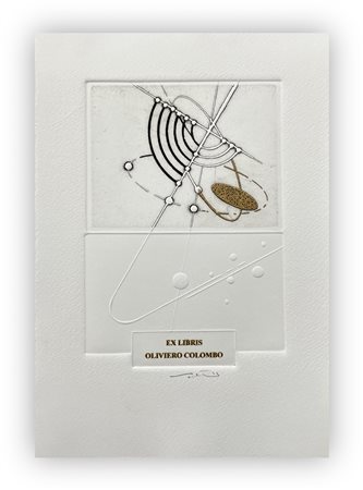 WALTER VALENTINI (1928-2022) - Ex libris Olivio Colombo