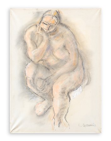 CRISTOFORO DE AMICIS (1902-1987) - Senza Titolo (Figura femminile)