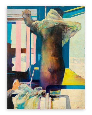 LIBERIO REGGIANI (1931-2024) - Figura che si denuda, 1971