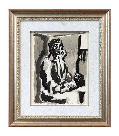 ORFEO TAMBURI (1910-1994) - Senza Titolo (Figura)