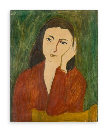 UMBERTO RAVAZZI (1902-1963) - Ritratto della moglie, 1948