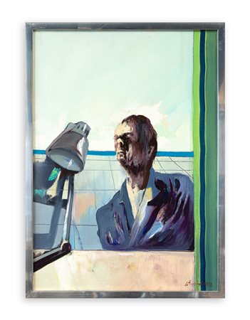 LIBERIO REGGIANI (1931-2024) - Uomo e lampada, 1973
