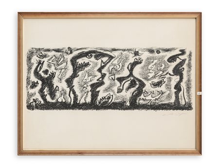 ANDRÉ MASSON (1896-1987) - Jardins de Tantale, 1953