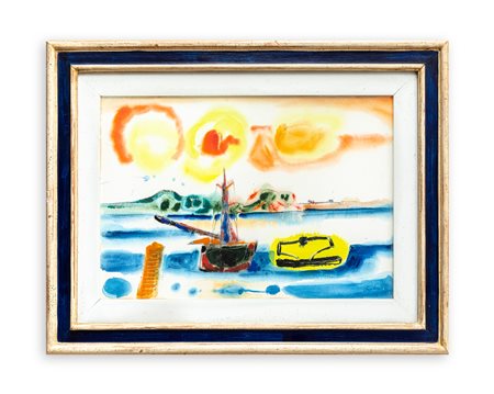 ENRICO PAULUCCI (1901-1999) - Senza Titolo (Marina), 1973)