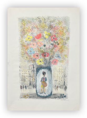 MICHELE CASCELLA (1892-1989) - Senza Titolo (Vaso di fiori)