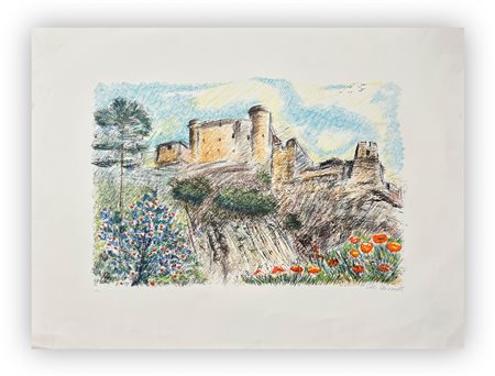 MICHELE CASCELLA (1892-1989) - Senza Titolo (Castello)