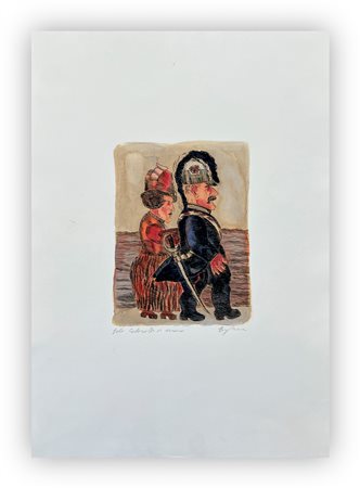 FRANZ BORGHESE (1941-2005) - Senza Titolo