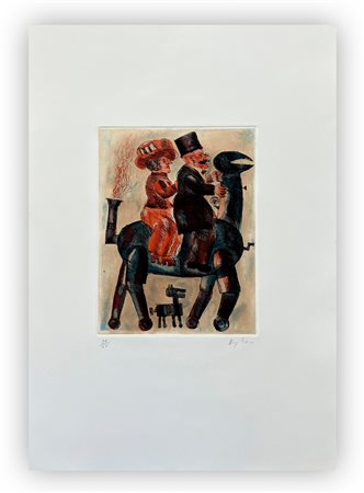 FRANZ BORGHESE (1941-2005) - Senza Titolo