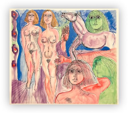 BRUNO CASSINARI (1912-1992) - Senza Titolo