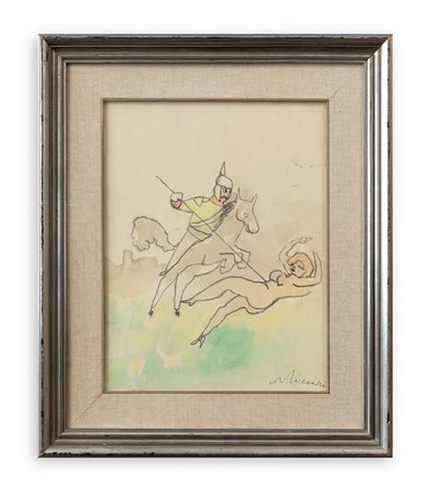 MINO MACCARI (1898-1989) - Il lanciere, 1973