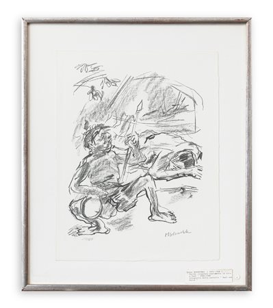 OSKAR KOKOSCHKA (1886-1980) - Davide risparmia nuovamente la vita a Saul, 1966-1968