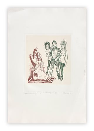 GIUSEPPE GUERRESCHI (1929-1985)
 - Disperazione dell'Artista, 1981