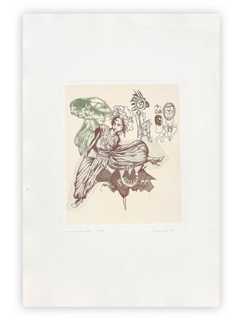 GIUSEPPE GUERRESCHI (1929-1985) - Donne, 1981