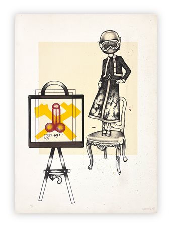 GIUSEPPE GUERRESCHI (1929-1985) - Senza Titolo, 1977