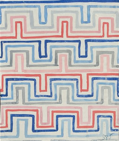 Atelier Sonia Delaunay (1885-1979), Senza titolo, 1929, gouache su carta,...