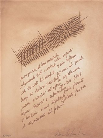 Arnaldo Pomodoro (1926), De Cantare Urbino, cartella con otto incisioni a...