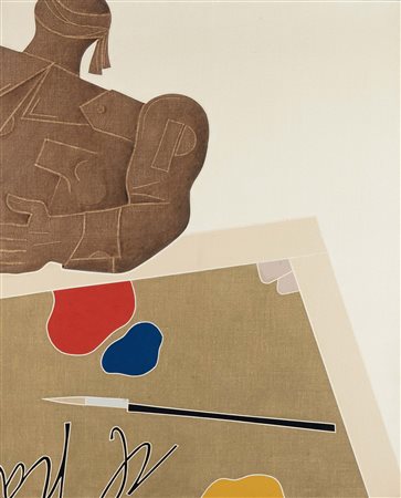Emilio Tadini (1927-2002), Il desiderio del pittore, 1976, acrilico su tela,...