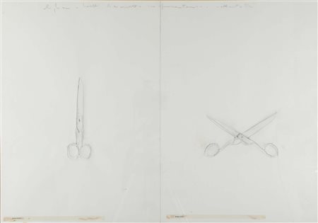 Alighiero Boetti (1940-1994), Maschio e Femmina, 1978, collage e frottage a...