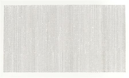 Dadamaino (1935-2004), Alfabeto della mente,lettera s/5(1), 1978, china su...