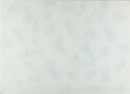 Dadamaino (1935-2004), Costellazioni, 1983 , china su tela, cm.69,5x97,5...