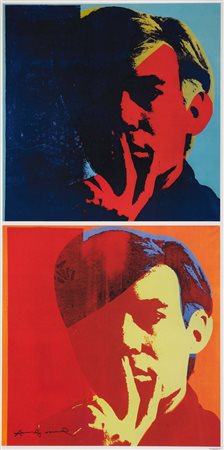 Andy Warhol (1928-1987), Double Self Portrait, 1978 , off set a colori, cm....