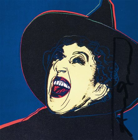 Andy Warhol (1928-1987), Myths 1981, Cartoline di invito (10) , off set...