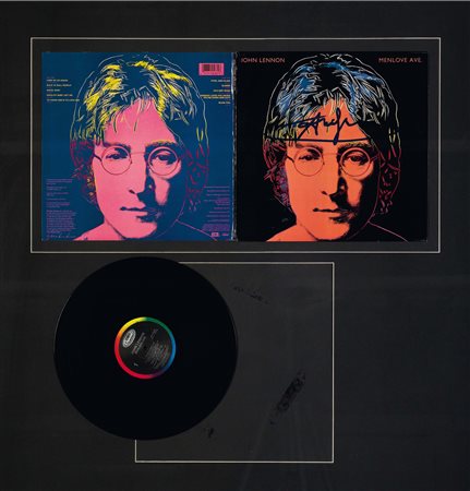 Andy Warhol (1928-1987), John Lennon, Men Love Ave, 1986 , disco e copertina...
