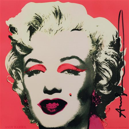 Andy Warhol (1928-1987), Marylin, 1981 , (Invito) serigrafia a colori, numero...