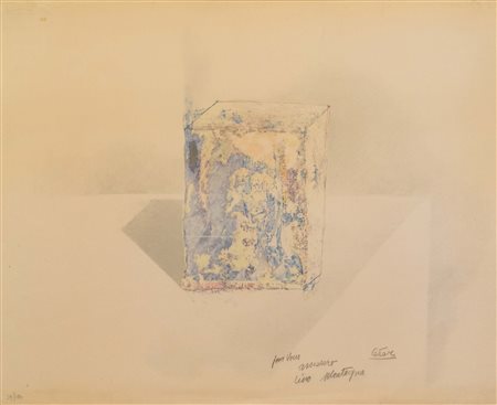 Cesar (1921-1998), Spugna, 1974, litografia a colori, cm.57x68, ed.39/180...