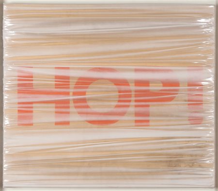 Umberto Mariani (1936), Hopi, 1991, grafite su tavola su crystall,, cm 43x50...