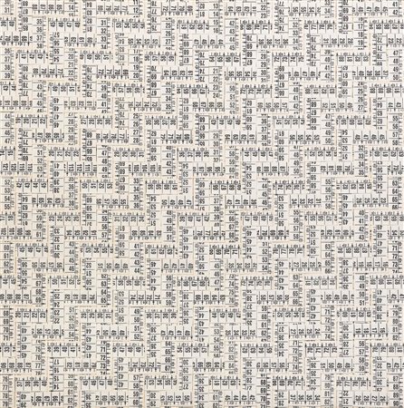 Mimmo Iacopino (1962), Metro da Sartoria, olio su tela, cm 50x50 Autentica su...