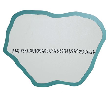 Michelangelo Pistoletto (1933), Frattali, acrilico su vetro specchiato, cm...