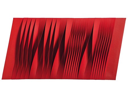 Pinos Manos (1930), Sincronismo rosso, 2015, tecnica mista su tela, cm 60x120...