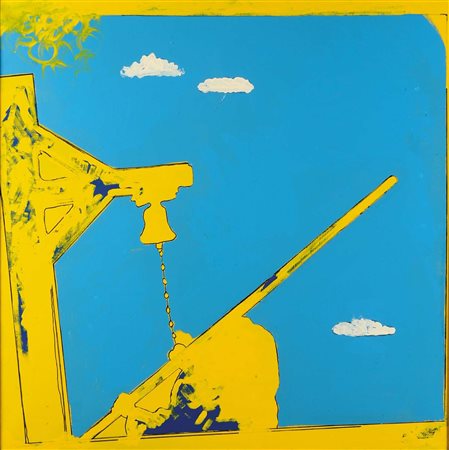 Tano Festa (1938-1988), Dal “vampiro” di Breva, 1973, acrilico su tela, cm...