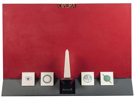 Pezzo Lucio Del (1933), Opera, 1984, scultura, cm 102x71