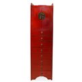 Cabinet laccato rosso