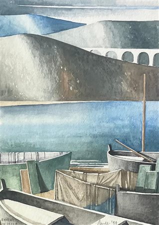 Marcello Scuffi “Barche in secca” 1998