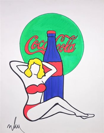 Marco Lodola “Pin up-Coca Cola”