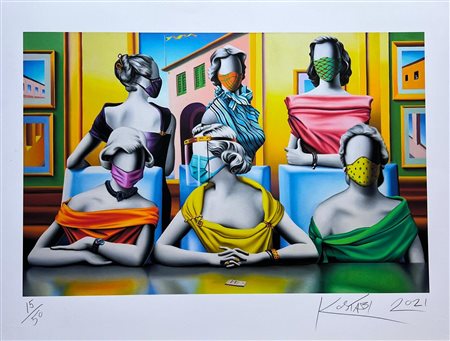 Marc Kostabi “The Coronials” 2021