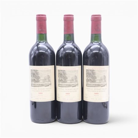 Pauillac Château Duhart-Milon Rothschild 1989 3 Bot  